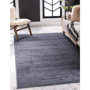 Uptown Collection Park Avenue Navy Blue 8' 0 x 10' 0 Area Rug