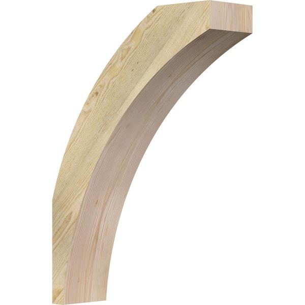 Ekena Millwork 6"W x 20"D x 28"H Thorton Rough Sawn Knee Brace, Douglas Fir