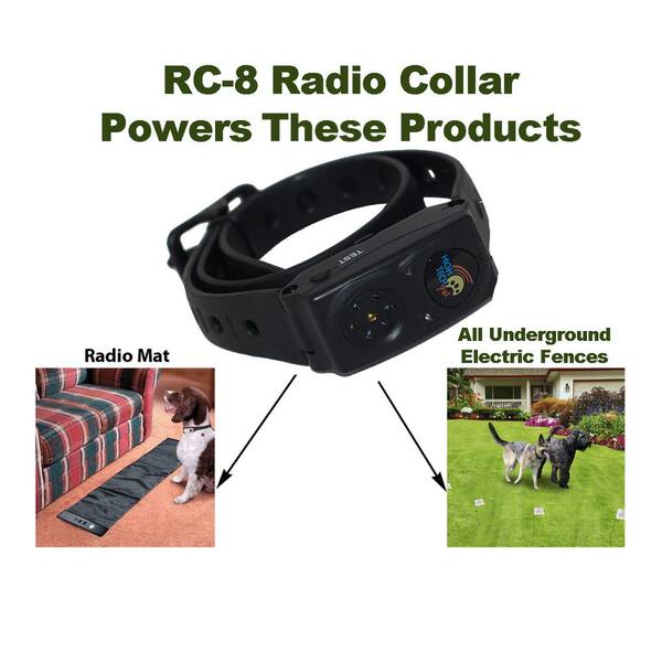 High Tech Pet Rc-8 Radio Collar For Humane Contain Electronic Fence Systems