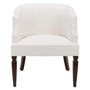 Ibuki White Upholstered Accent Chairs