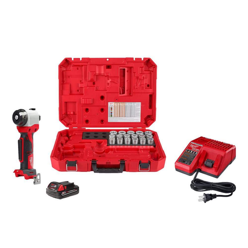 M18 18V Lithium-Ion Cordless Cable Stripper Kit for Cu THHN/XHHW Wire Cutting with (17) Bushings price history on PriceWatchPro