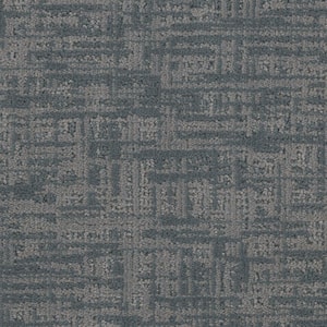 Tailored - Solitude - Blue 38 oz. SD Polyester Pattern Installed Carpet