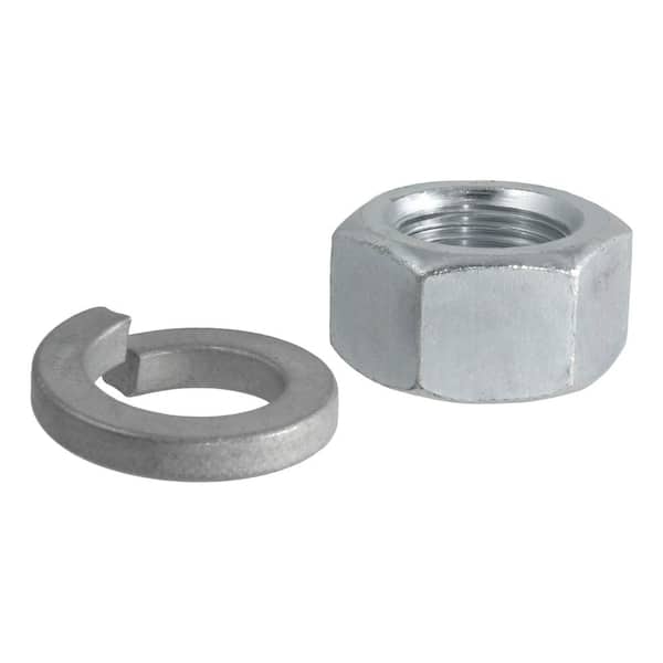 CURT Replacement Trailer Hitch Tow Ball Nut & Washer for 1" Shank