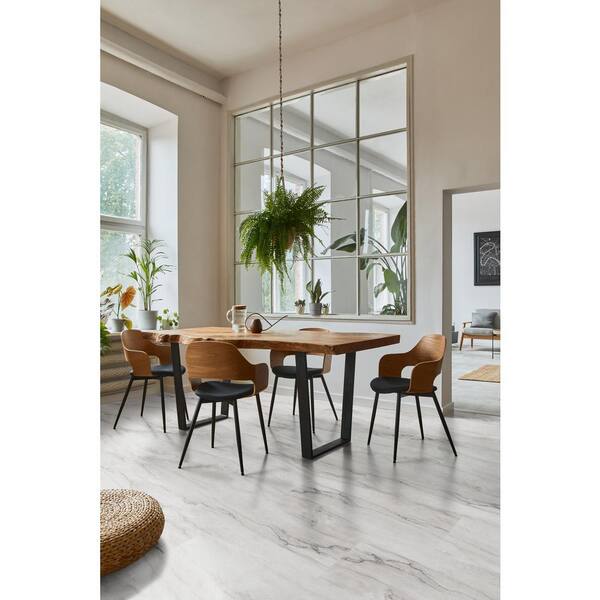 A&A Surfaces - Take Home Sample - Adelaide Mist 4 in. W x 4 in. L Waterproof Click Lock Luxury Vinyl Plank Flooring