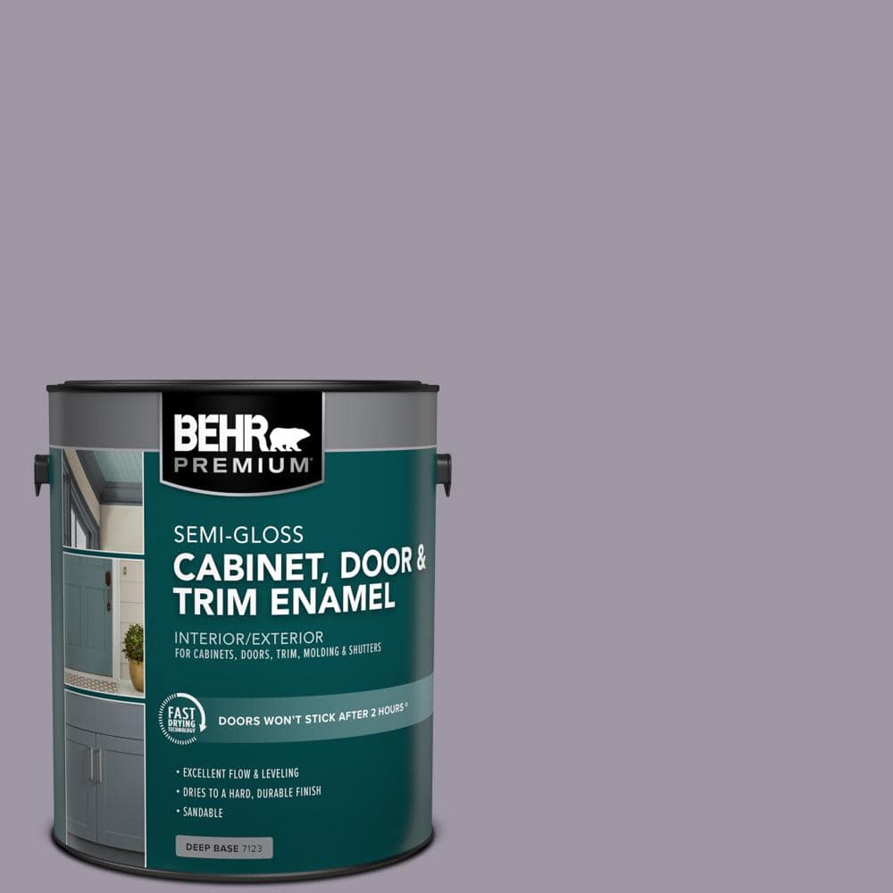 1 gal. #N100-4 Fortune Semi-Gloss Enamel Interior/Exterior Cabinet, Door & Trim Paint price history on PriceWatchPro