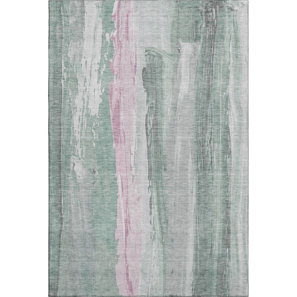Mayfield Premium Machine Washable Abstract AMF1845 Sage 8 ft. x 10 ft. Area Rug price history on PriceWatchPro