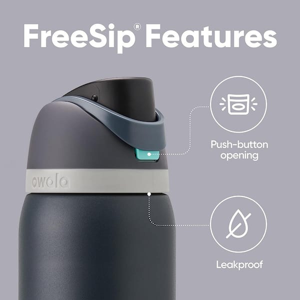 Owala FreeSip Water Bottle - Gray 32 oz