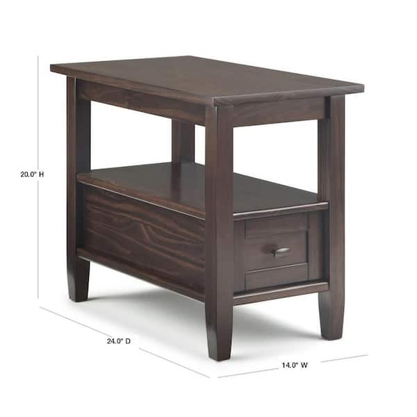 15 inch wide end table