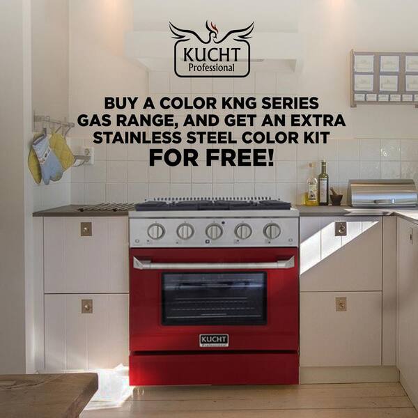 Kucht 30 in. 4.2 cu. ft. Dual Fuel Range with Gas Stove and Kucht 30 in. 4.2 cu. ft. Dual Fuel Range with Gas Stove and