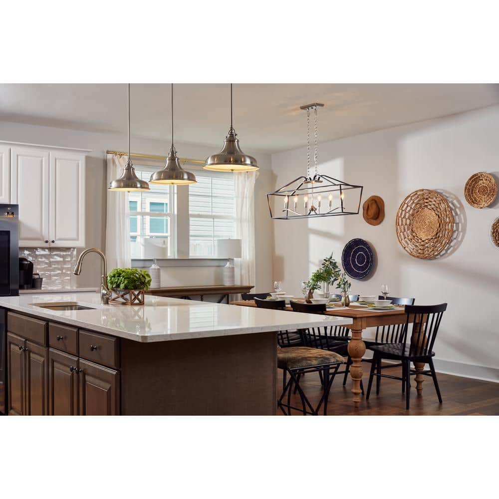 Emery Brushed Nickel 13.5" Industrial Pendant Light