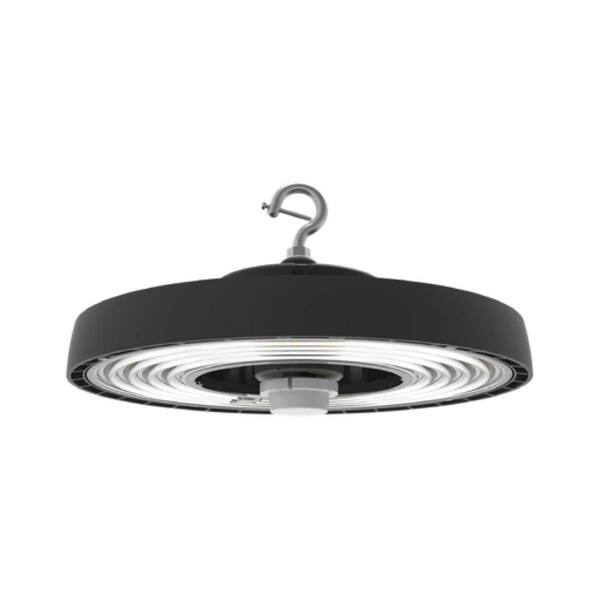 EarthTronics 11.30 in. 150/180/200/240-Watt Selectable Dimmable Integrated LED UFO High Bay Light, 3000/4000/5000K