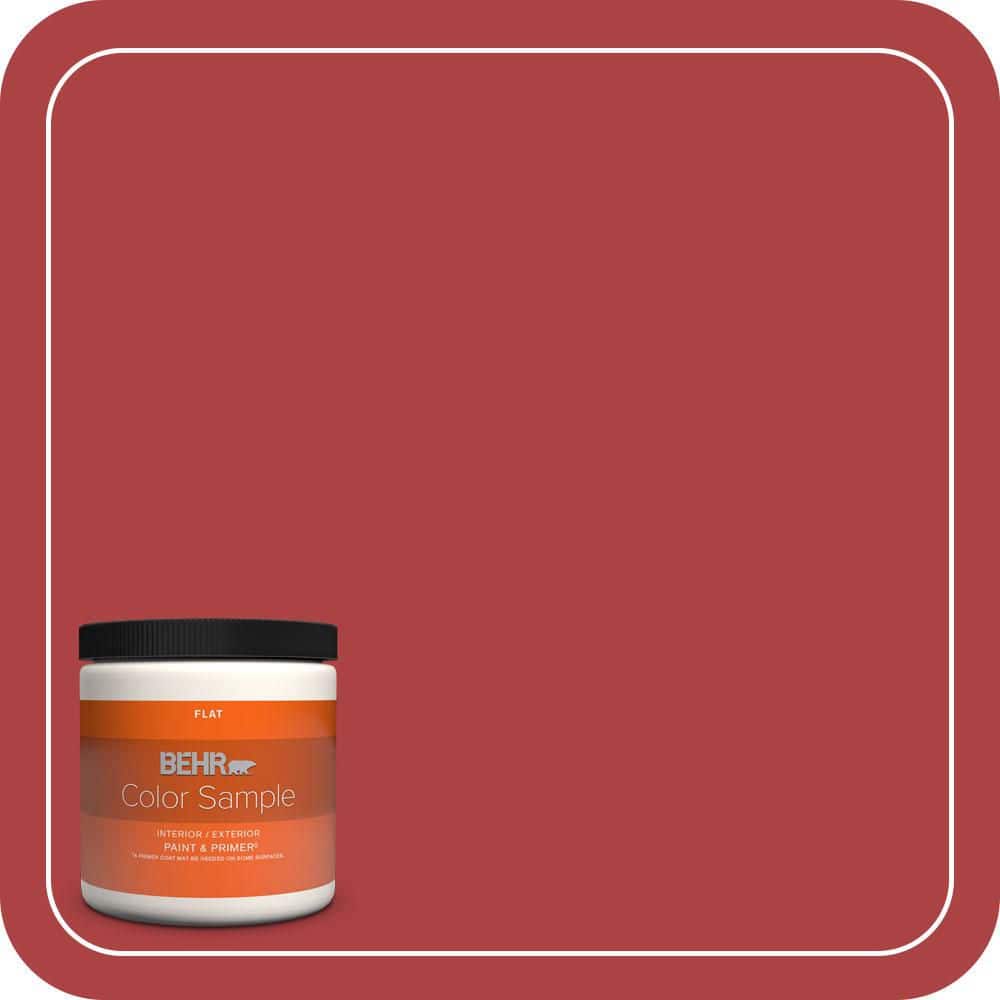 8 oz. #160B-7 Daredevil Flat Interior/Exterior Paint & Primer Color Sample price history on PriceWatchPro