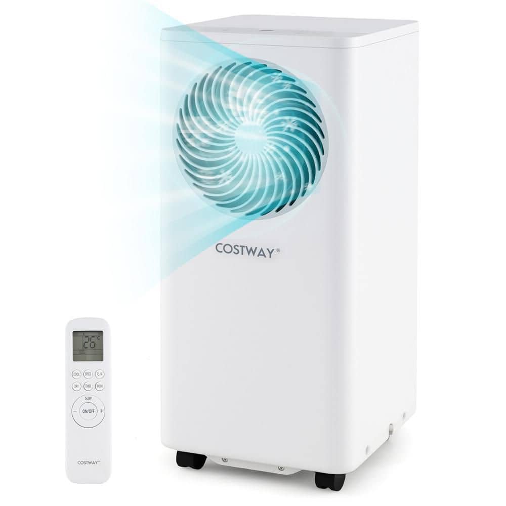 6000 BTU(DOE) Portable Air Conditioner Cools 450 sq. ft. with Dehumidifier with Remote in White price history on PriceWatchPro