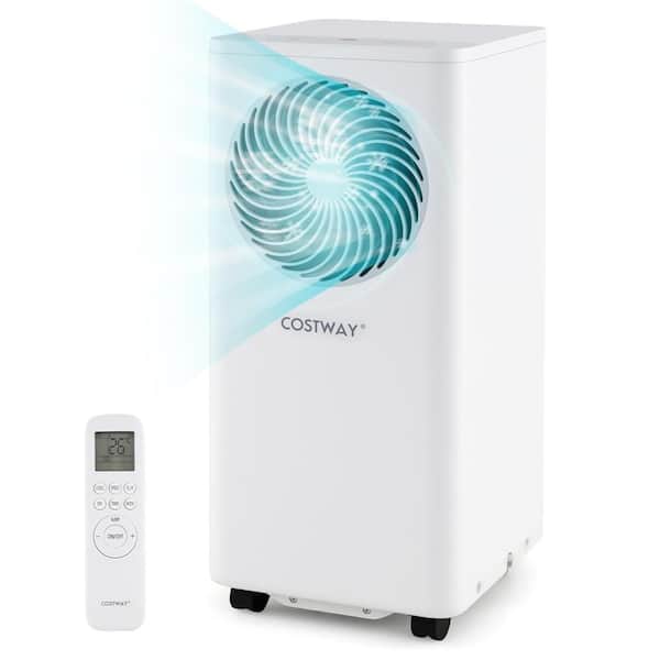 6000 BTU(DOE) Portable Air Conditioner Cools 450 sq. ft. with Dehumidifier with Remote in White