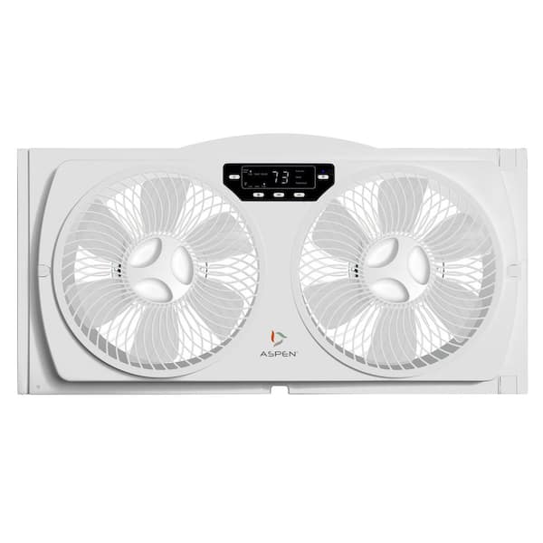 ASPEN Smart Wi-Fi Window Fan with Washable and Removeable Blades and Remote