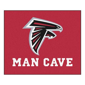 Atlanta Falcons Red Man Cave 5 ft. x 6 ft. Area Rug