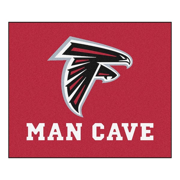 FANMATS Atlanta Falcons Red Man Cave 5 ft. x 6 ft. Area Rug