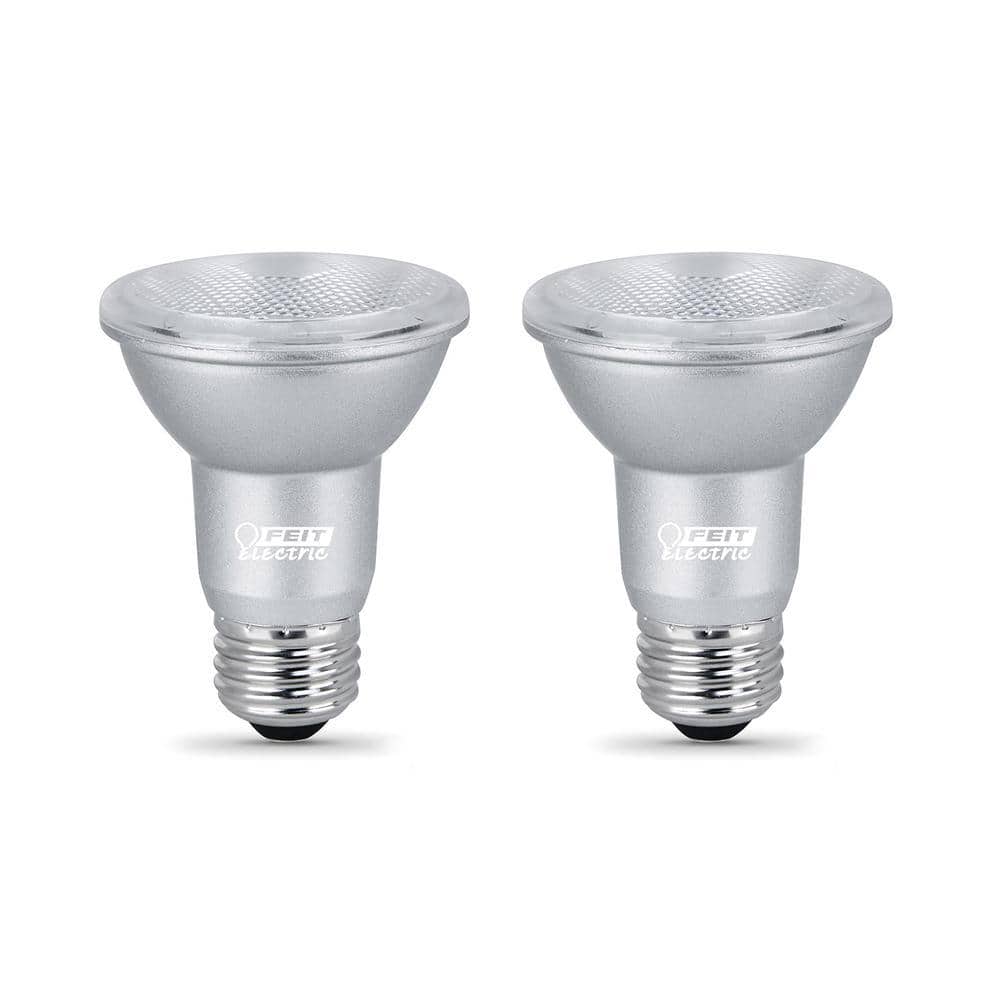 Feit Electric 50W Daylight Dimmable PAR20 LED Bulb 2-Pack