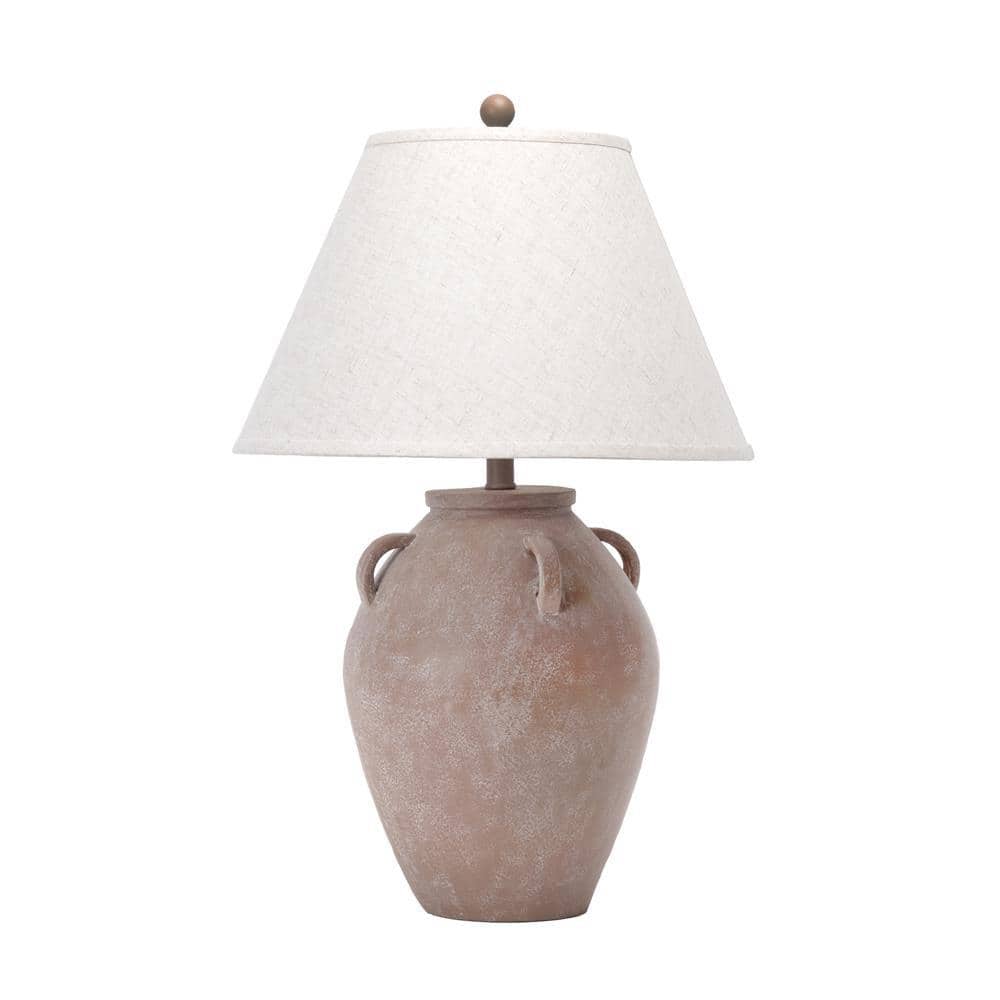 UPC 193981657858 product image for Kavala 29 in. Beige Resin Contemporary Table Lamp with Shade | upcitemdb.com