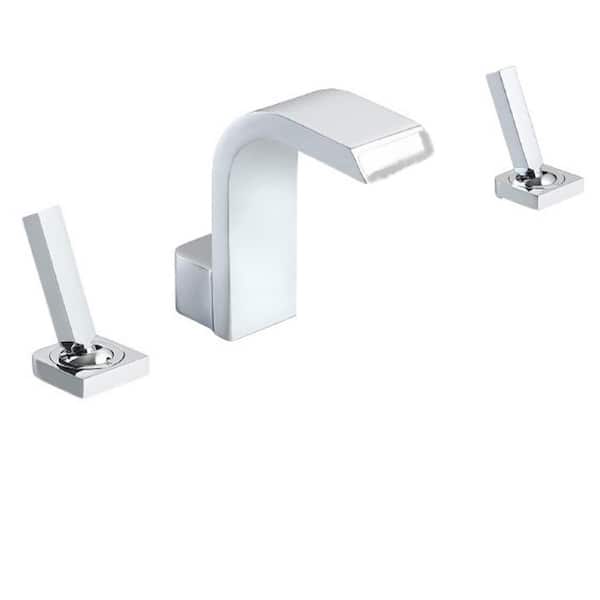 16 GAUGE SINKS Commercial Metering Single Handle Bathroom Sink Faucet in Brass 16GS-36136