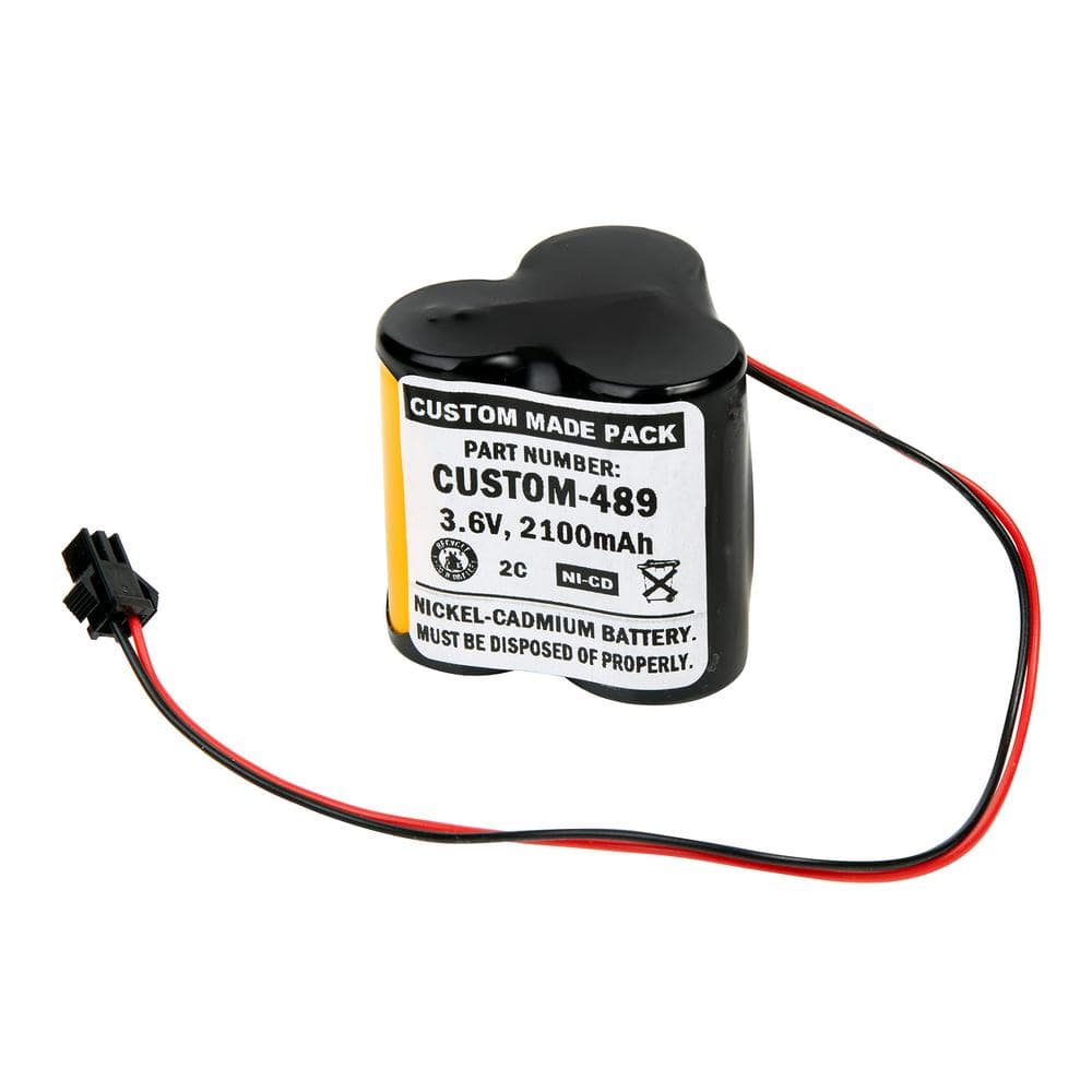 3.6-Volt NICAD 2100 mAh Emergency Lighting Battery ELB-B002