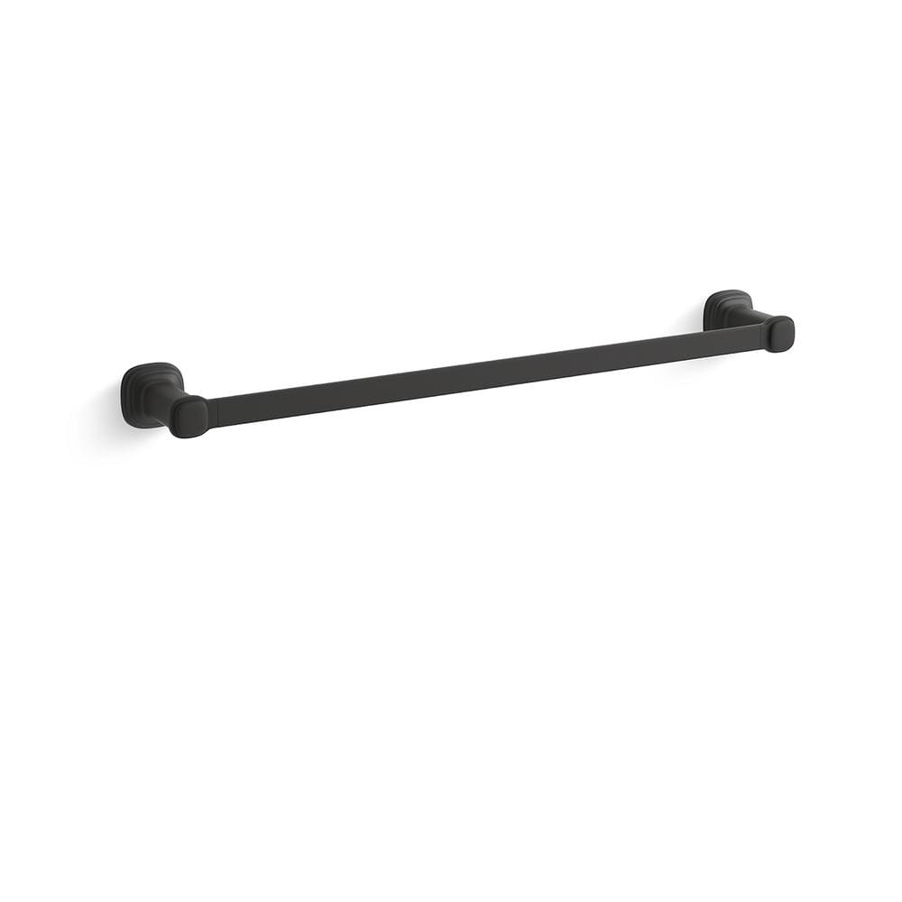 KOHLER Numista 24 in. Towel Bar in Matte Black R30660-BL - The Home Depot