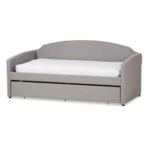 Lanny Contemporary Gray Fabric Upholstered Twin Size Daybed