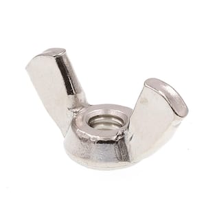 #12-24 Grade 18-8 Stainless Steel Wing Nuts Cold-Forged (10-Pack)