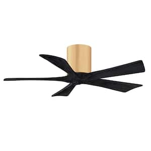Irene-5H 42 in. 6 Fan Speeds Ceiling Fan in Brown with Remote and Wall Control Included