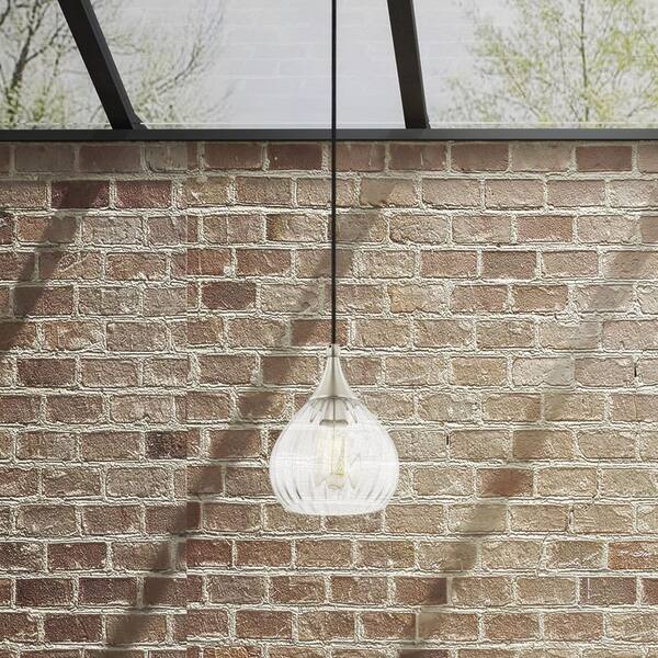 AVIANCE LIGHTING Midland 1-Light Brushed Nickel Mini Pendant