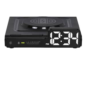 Amp Mini 15-Watt Wireless Charging LED Alarm Clock