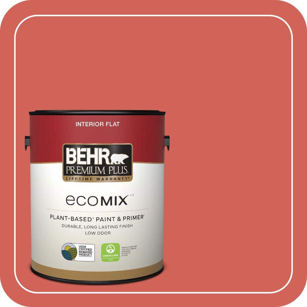 1 gal. Home Decorators Collection #HDC-MD-05 Desert Coral Flat EcoMix Plant-Based Interior Paint & Primer product image for price tracking