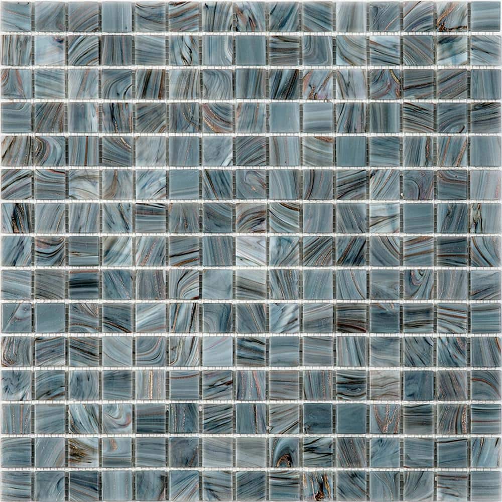 "Celestial 4"" x 6"" Glossy Templeton Gray Glass Mosaic Uniform square Wall & Floor Sample Tile 0.13 sq. ft./Piece (1-Pack)" price history on PriceWatchPro