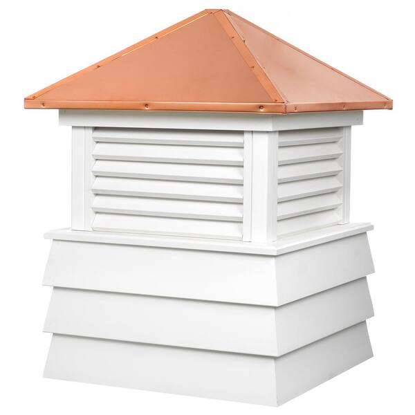 Good Directions Dover 22 in. x 28 in. Vinyl Cupola with Copper Roof