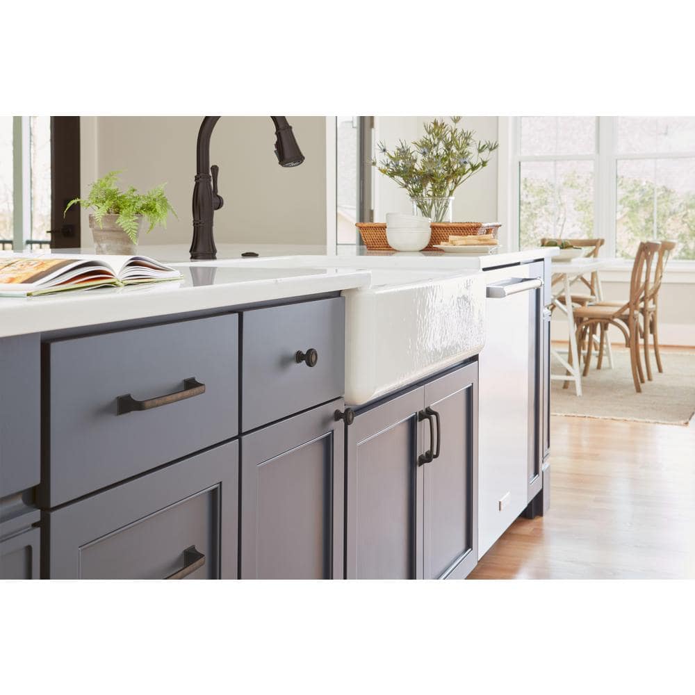 Oil Rubbed Bronze Traditional Cabinet Bar Pull with Mounting Hardware