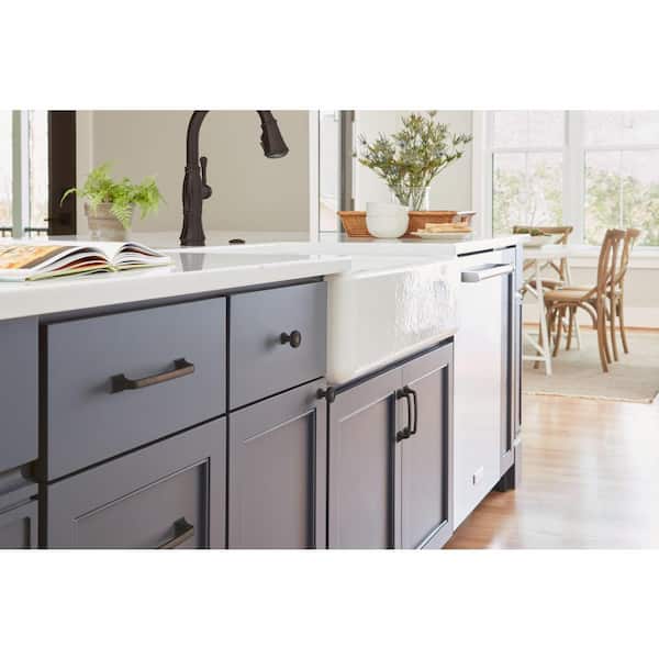 Ville 3-3/4 in. (96mm) Traditional Oil-Rubbed Bronze Arch Cabinet Pull