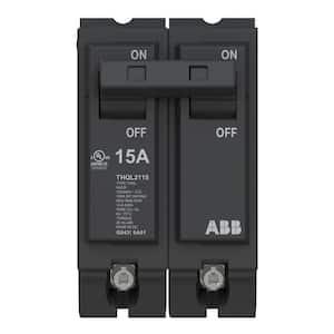 15 Amp 1 in. Double-Pole Circuit Breaker (THQL2115A)