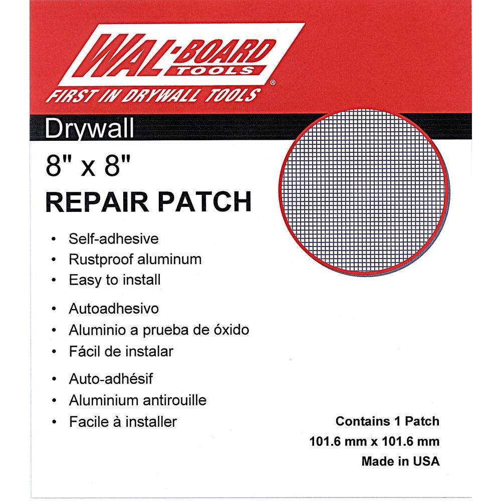 8 in. x 8 in. Drywall Self Adhesive Wall Repair Patch DIY Home