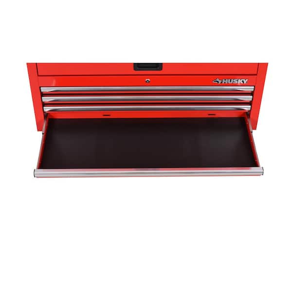 Have a question about Husky Standard Duty 42 in. x 18 in. D 12-Drawer Red  Rolling Tool Chest Combo? - Pg 0 - The Home Depot