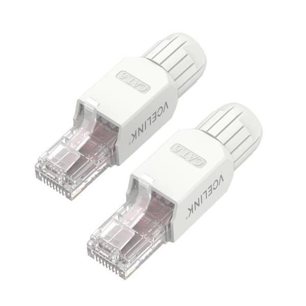 Cat6 Field Termination Plug (2-Pack)
