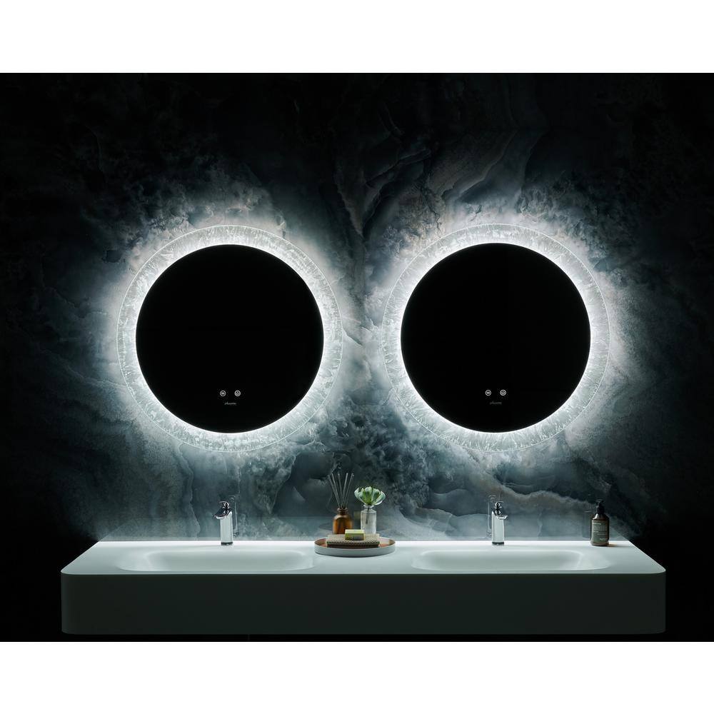 Frysta Round LED Wall Mirror