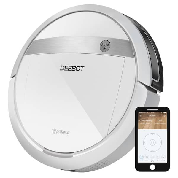 Ecovacs DEEBOT WiFi/Smartphone Controlled Robotic Vacuum Cleaner with Advanced Wet/Dry Mop