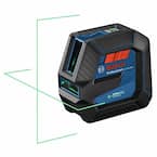 100 ft. Green Laser Level Self Leveling with VisiMax Technology, Adjustable L-Bracket Mount and Hard Carrying Case