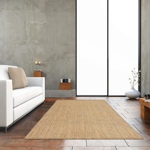 Raleigh Jute Boucle Natural 6 ft. x 9 ft. Area Rug