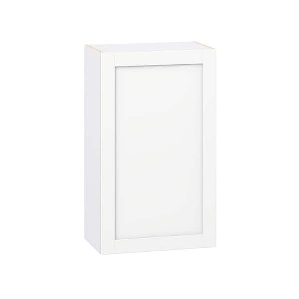 Milton 24 in. W x 14 in. D x 40 in. H Assembled Shaker Wall Kitchen Cabinet in Bright White