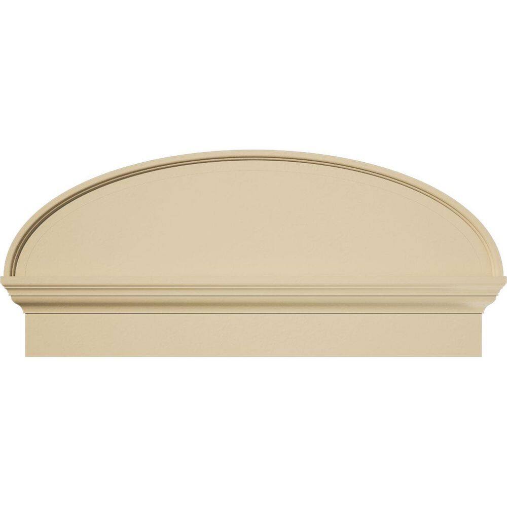 34-in W x 15-3/8-in H x 2-3/4-in P Elliptical Smooth Signature Urethane Combination Pediment, Primed Tan price history on PriceWatchPro