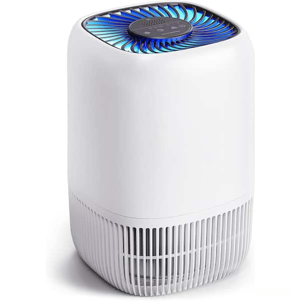 Home Air Purifier with H13 True HEPA; Up to 1076 Sq. ft.; 3 speeds, Timer, Aroma, White for Room