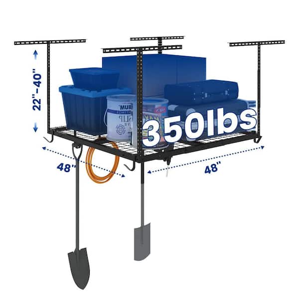 FLEXIMOUNTS OHK Series 48 in. W x 48 in. D x 22-40 in. H Black