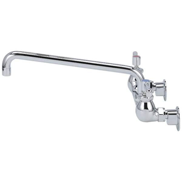 Zurn AquaSpec Wall-Mount Sink Faucet with 12 in. Tubular Swing