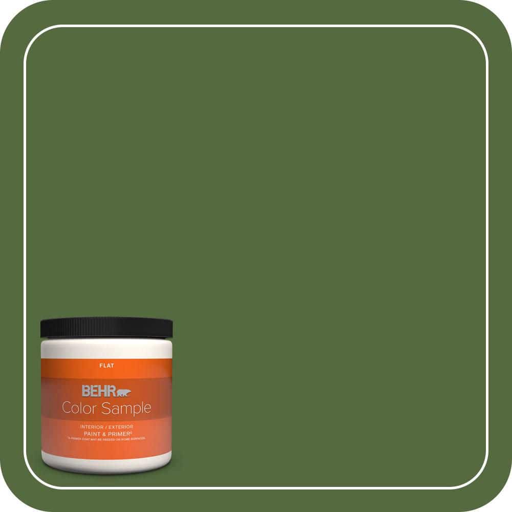 8 oz. #410D-7 Mountain Forest Flat Interior/Exterior Paint & Primer Color Sample price history on PriceWatchPro